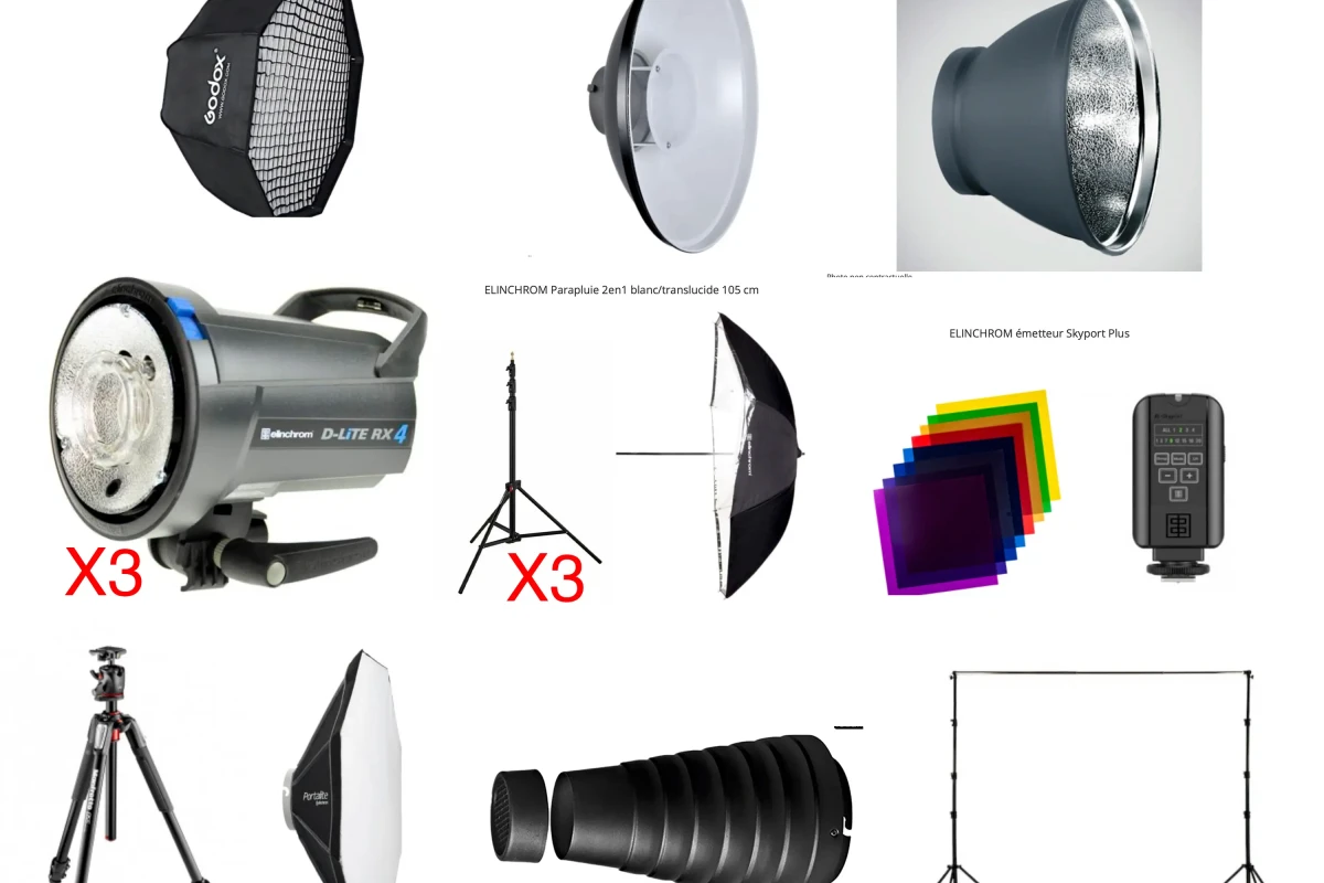 Location Elinchrom D-Lite RX 4 - 2 X 400W - Lightyshare