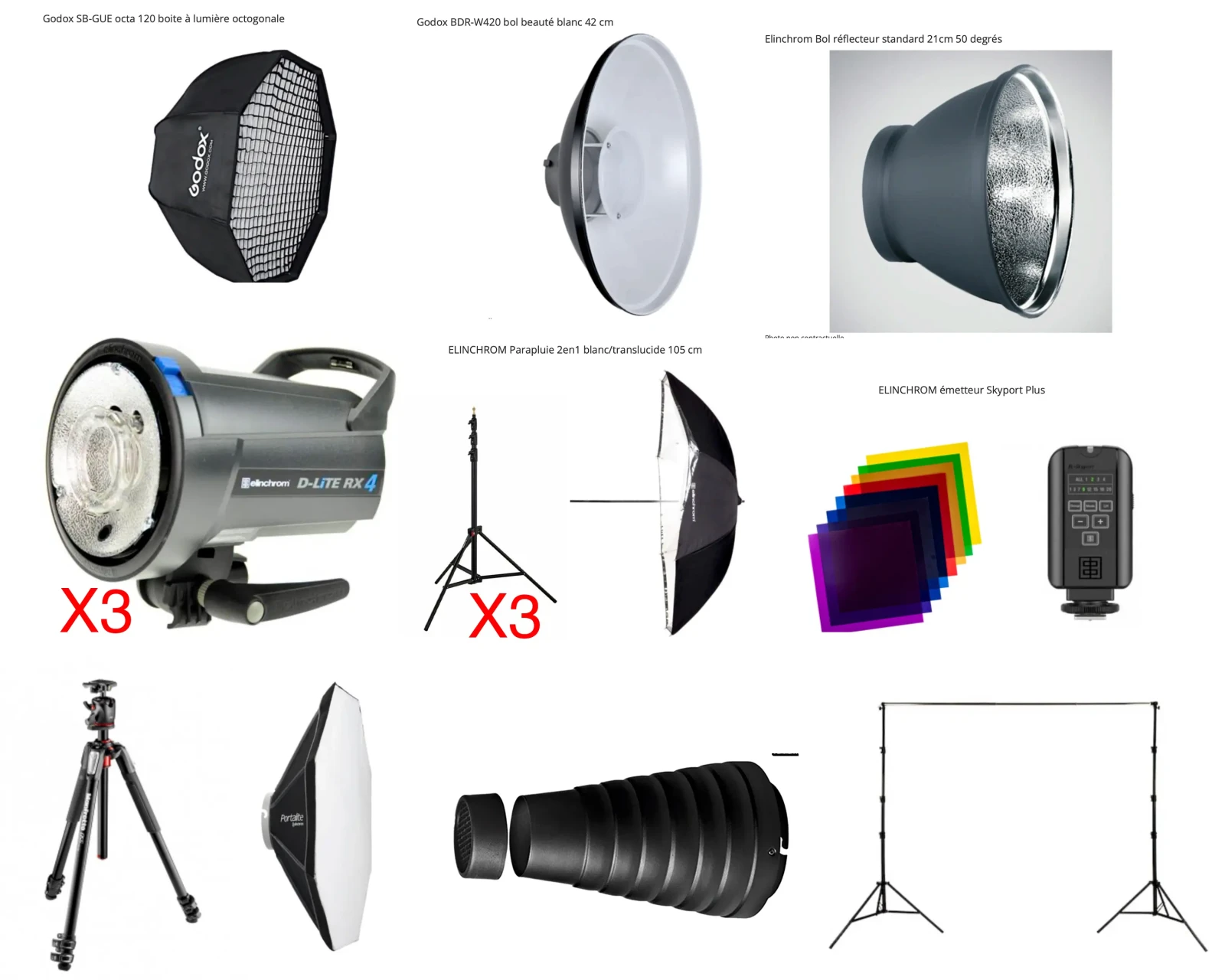 Elinchrom D-Lite RX 4 - 2 X 400W - Photo 1 sur 11