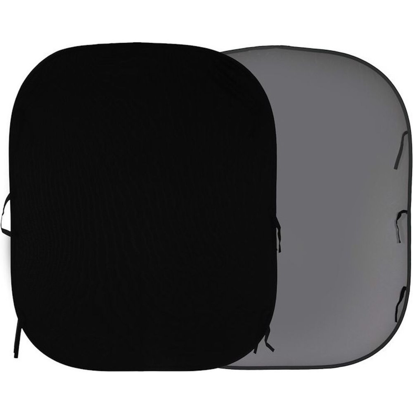 Manfrotto Toile de fond pliante noir/gris 180x215cm - Photo 2 sur 3