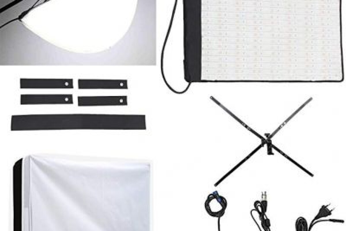 Location Panneau LED flexible 100W  (T° variable: 3000°-5600°k) + deux diffuseurs - Lightyshare