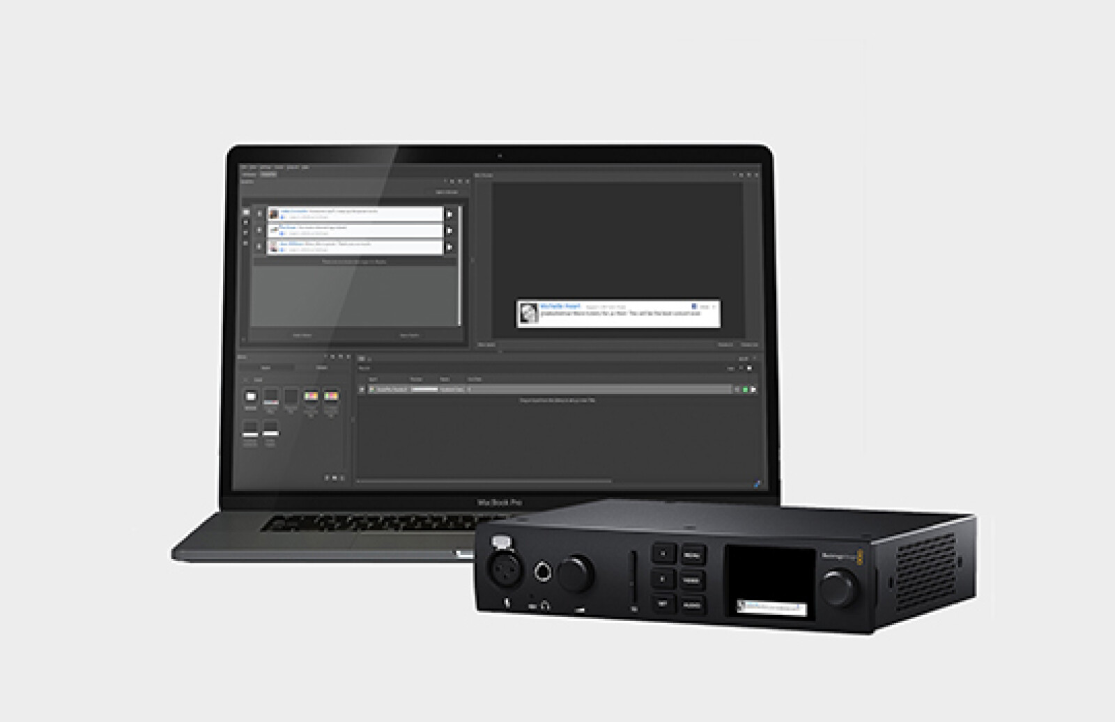 MacBook Pro avec Titler Pro #socials #lowthirds (Apple, Blackmagic UltraStudio 4K) - Photo 1 sur 1