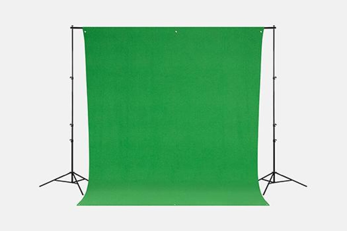 Location Westcott Fond vert stretch 2,7 x 3 m + trepieds (green screen, chromakey) - Lightyshare
