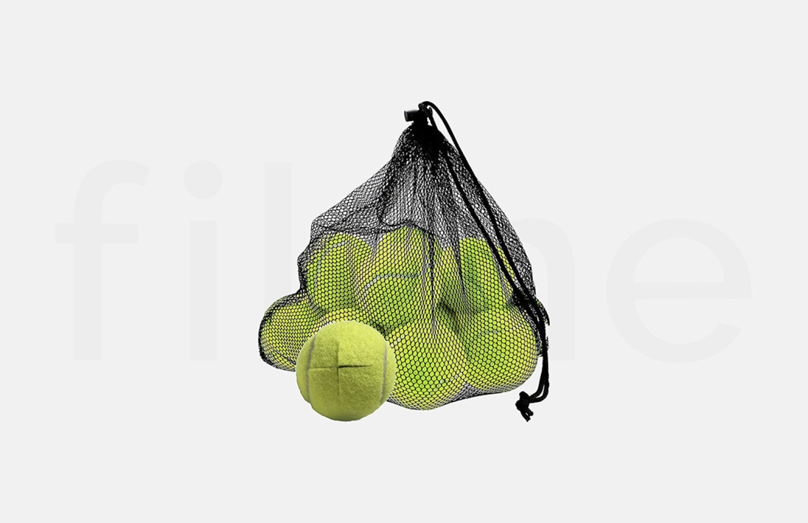 Sac de 12 balles de tennis - Photo 1 sur 2