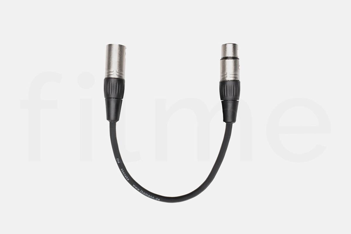 Location Cable XLR M vers XLR F 30 cm - Lightyshare