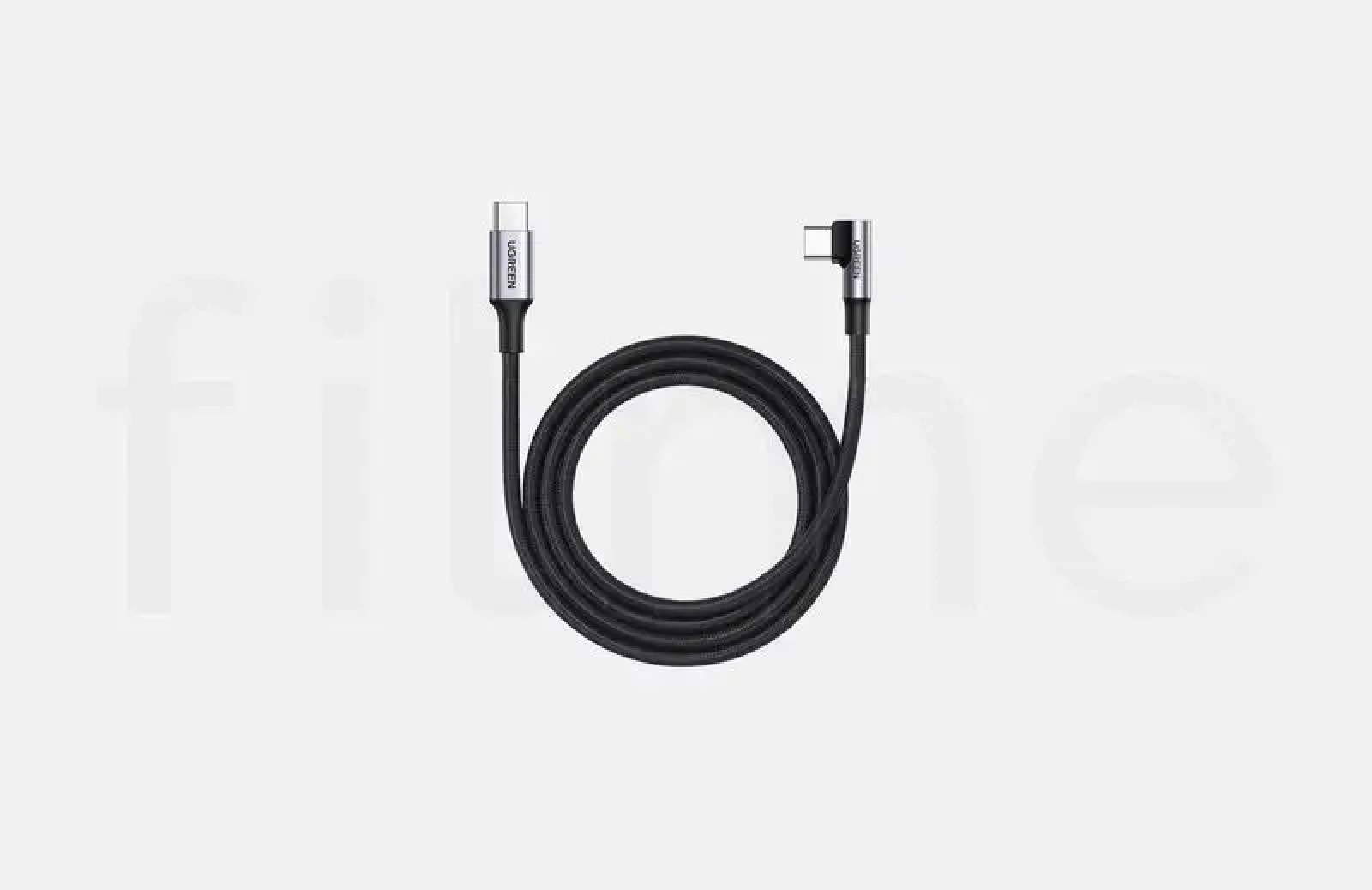 Câble USB-C vers USB-C coudé 2 m - Photo 1 sur 1
