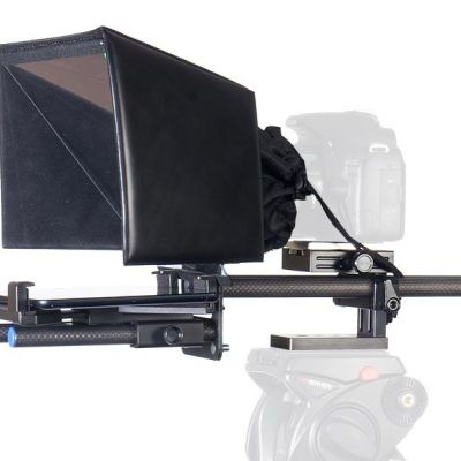 Prompteur Datavideo TP-500 + iPad + MacBook Pro - Photo 3 sur 4