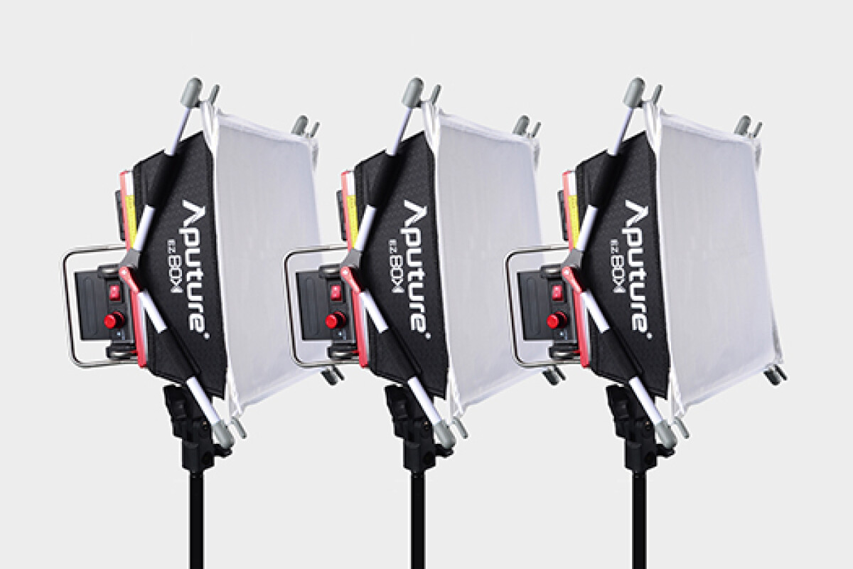 Location 3 x leds Aputure Tri-8c (panneaux à leds, kit) - Lightyshare