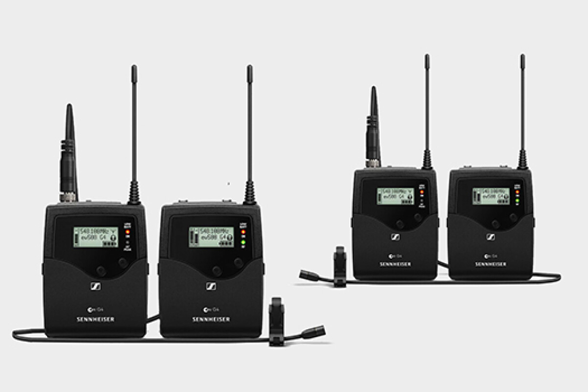 Location Kit HF Sennheiser EW 500 G4 #duo (inclut micro cravate MKE 2, ref 512P, compatible G3) - Lightyshare