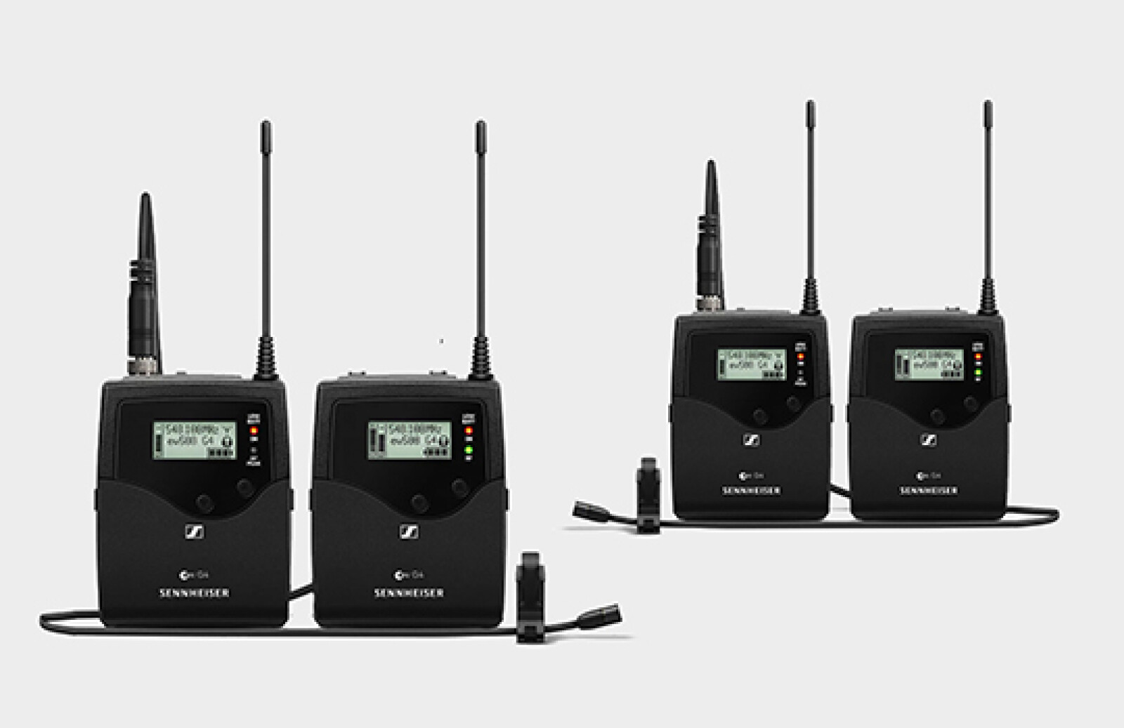 Kit HF Sennheiser EW 500 G4 #duo (inclut micro cravate MKE 2, ref 512P, compatible G3) - Photo 1 sur 1