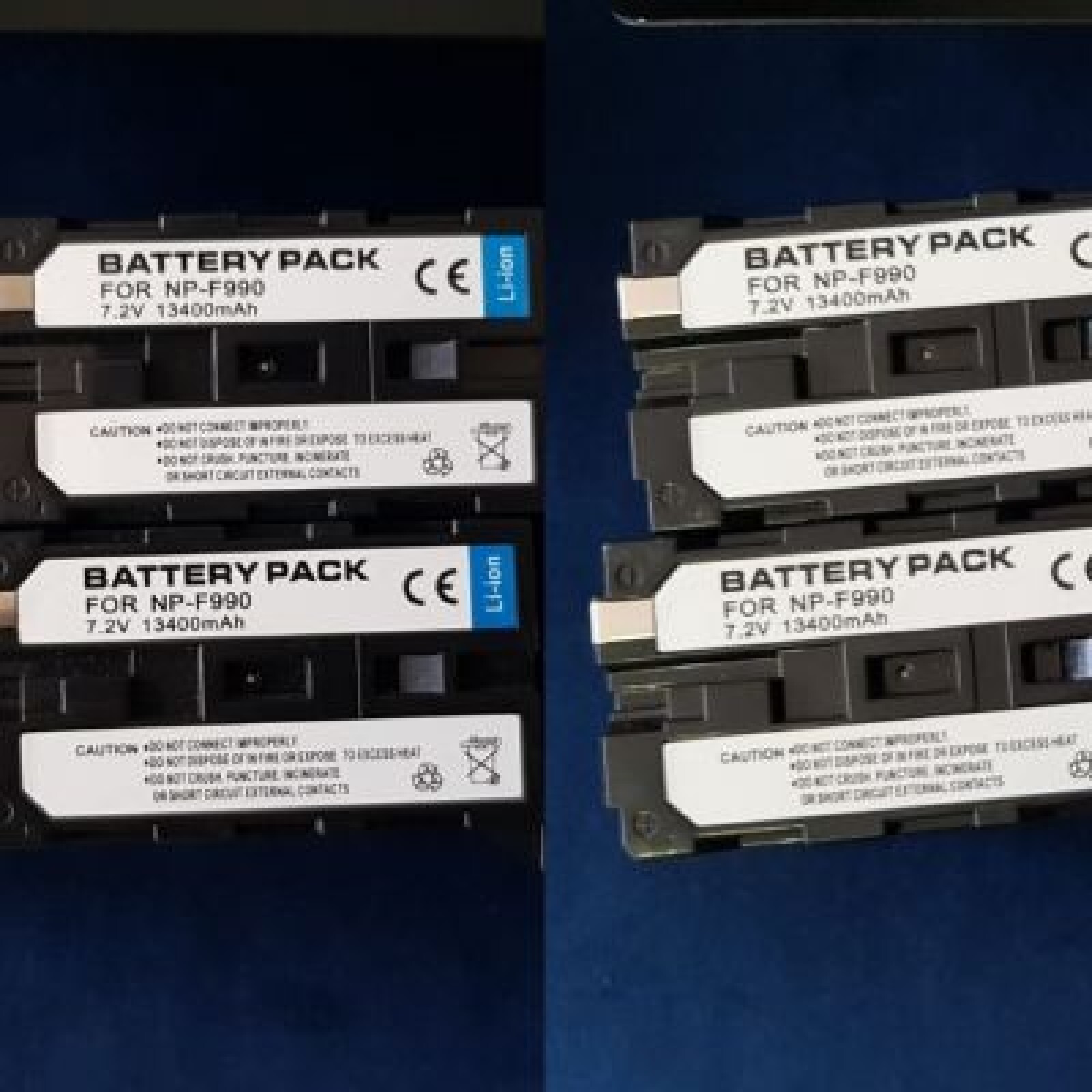 Kit de 4  Panneaux de 660 Leds + 8 Batteries + 4 Trépieds + Gélatines de couleurs - Photo 4 sur 5
