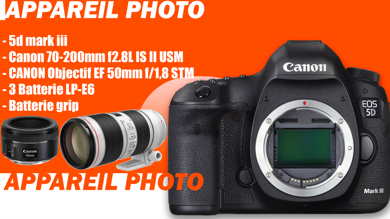 Canon 5D Mark III - Photo 1 sur 1