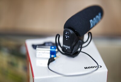 Location Rode VideoMic Pro