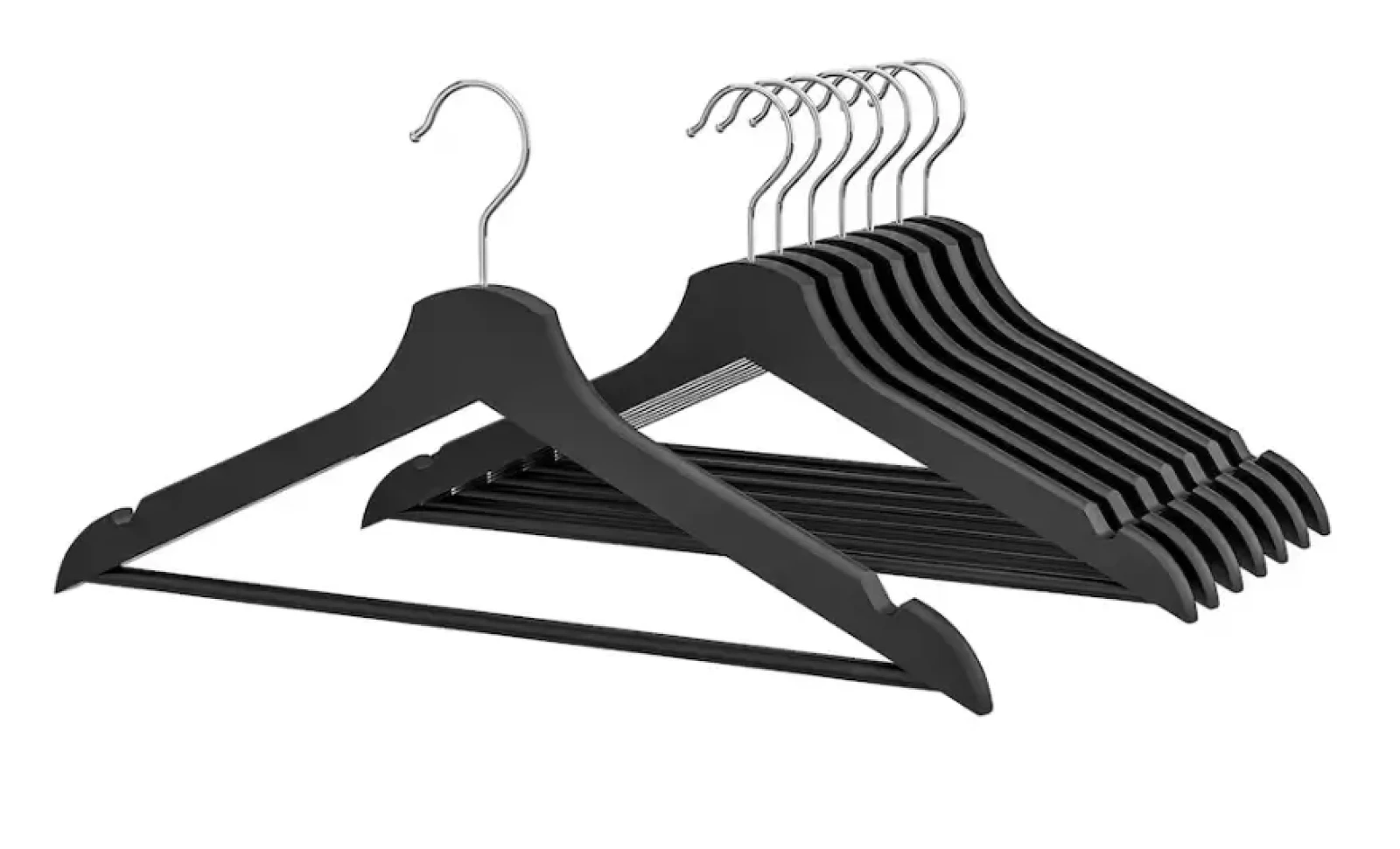 Ikea BUMERANG Cintres noirs (x50) - Photo 1 sur 2