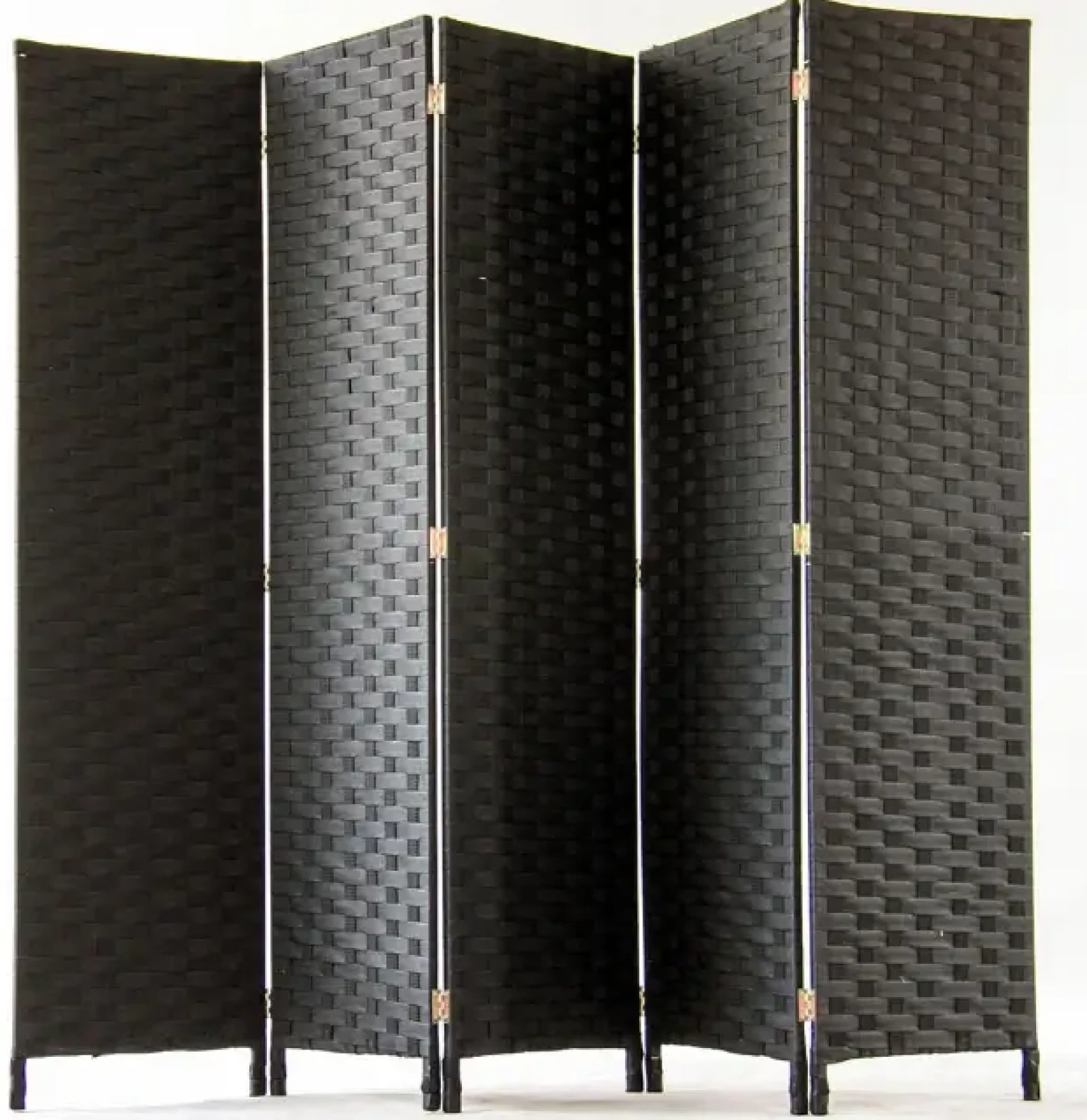 Paravent noir 5 pans - Photo 1 sur 2