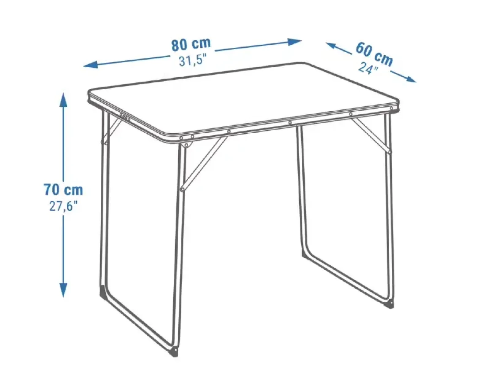 Table camping pliant - Photo 2 sur 2
