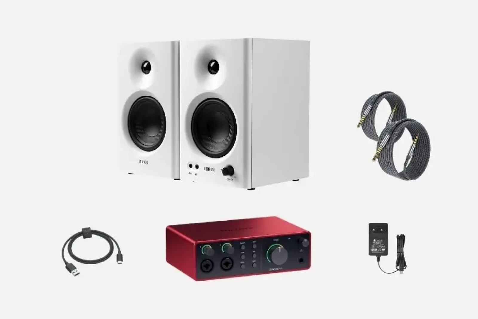 Pack Focusrite Scarlett 4i4 + Enceinte Edifier MR4 - Photo 1 sur 1