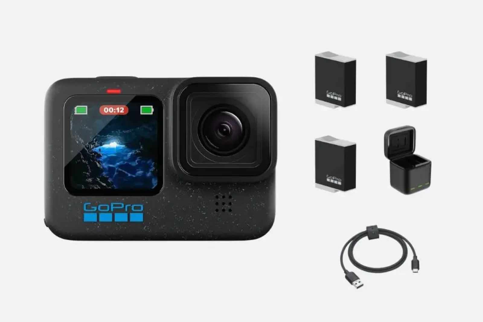 Pack GoPro Hero 12 Black #Autonomie - Photo 1 sur 1
