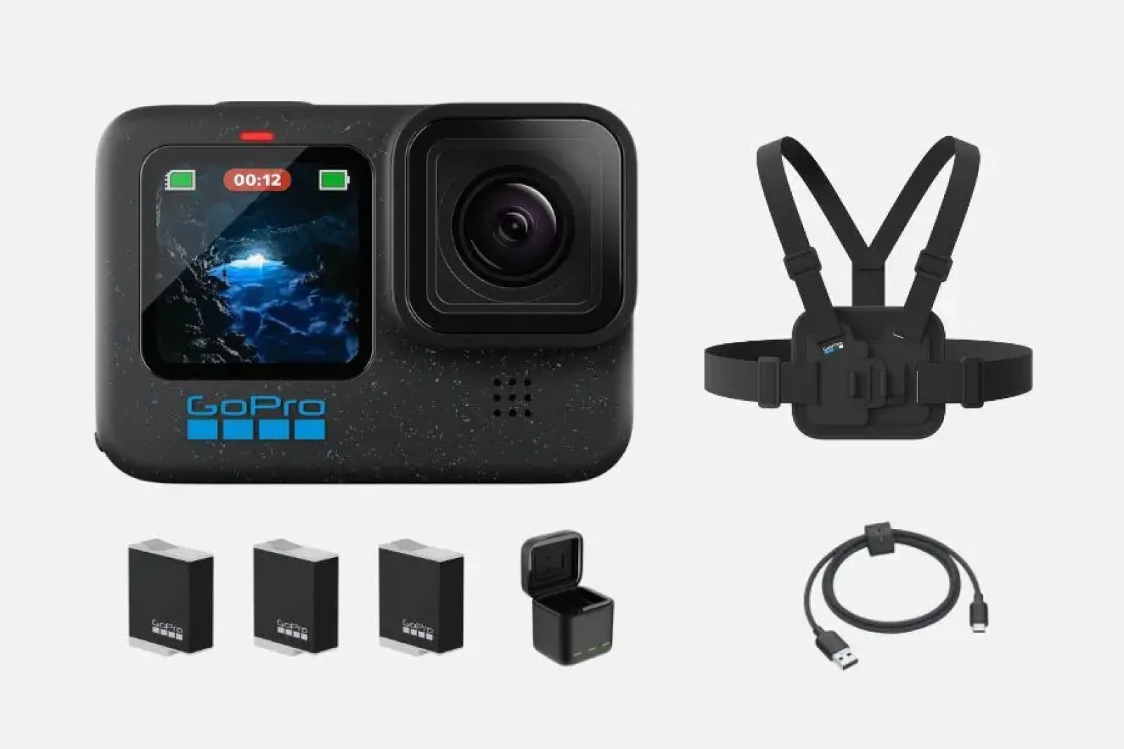 Pack GoPro Hero 12 Black #Aventure - Photo 1 sur 1