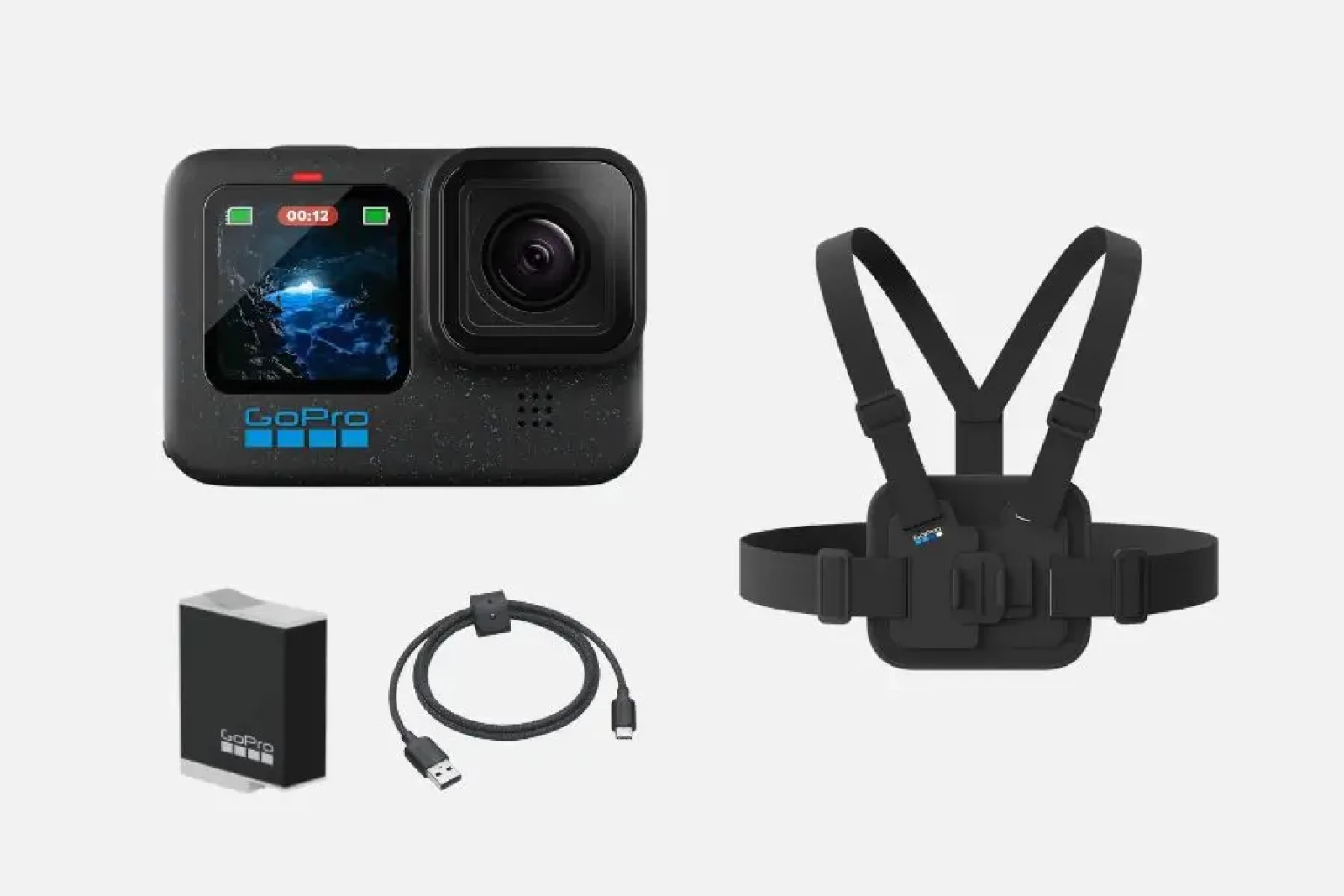 Pack GoPro Hero 12 Black #Essentiel - Photo 1 sur 1