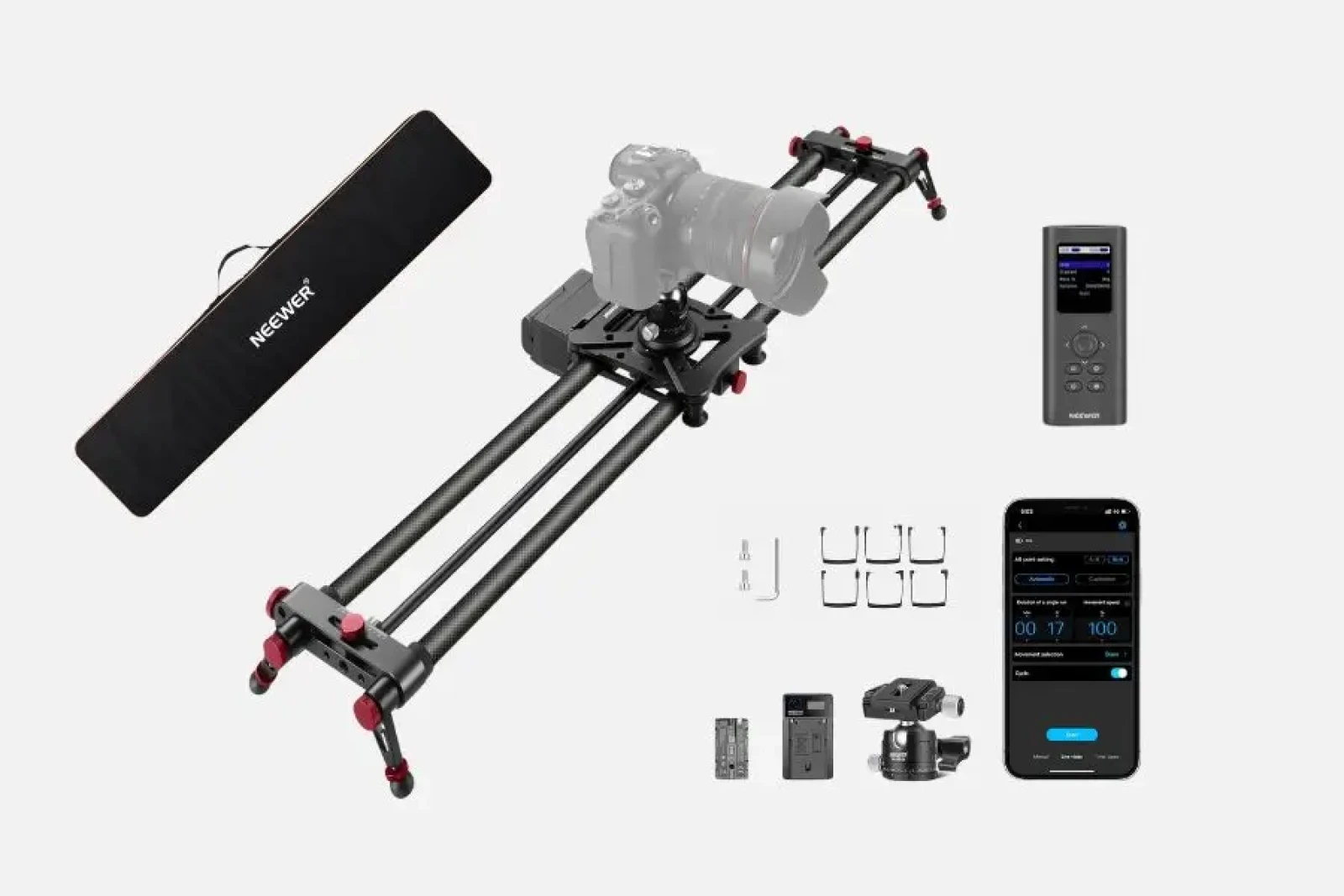 NEEWER Slider motorisé carbon 120cm - Photo 1 sur 1