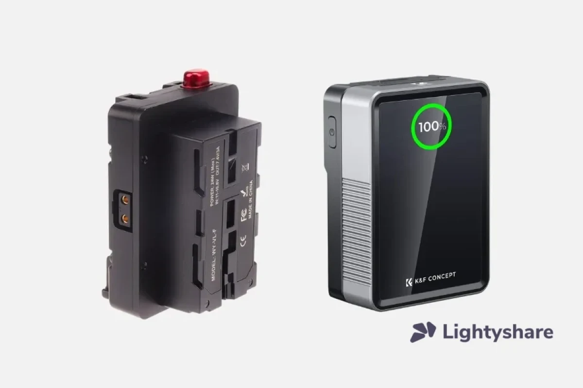 Rent Kit d’alimentation SMALLRIG VB99 SE 99 Wh vers Sony NP-F Sony NP-F - Lightyshare
