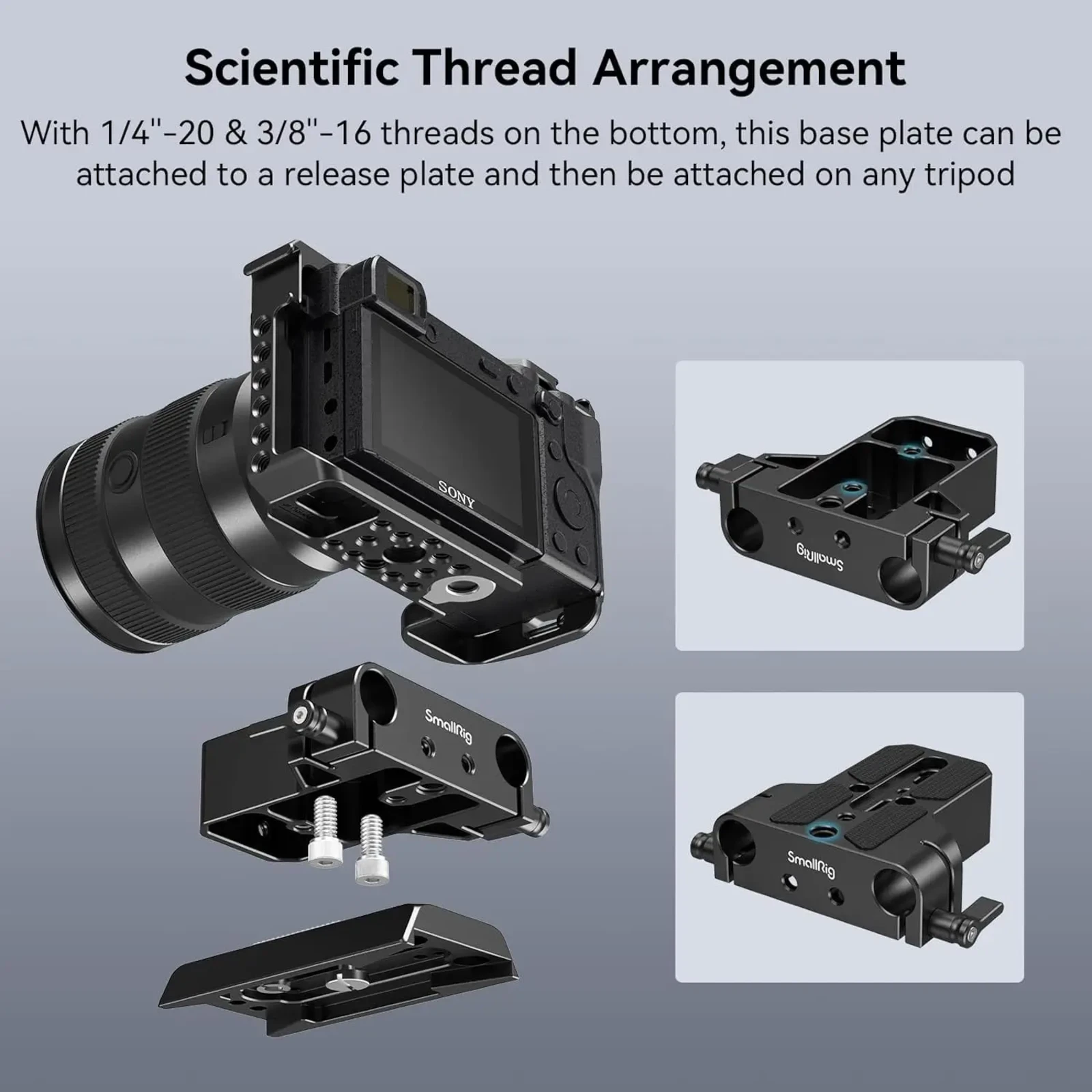 SmallRig Base Plate 15mm - Photo 4 sur 6