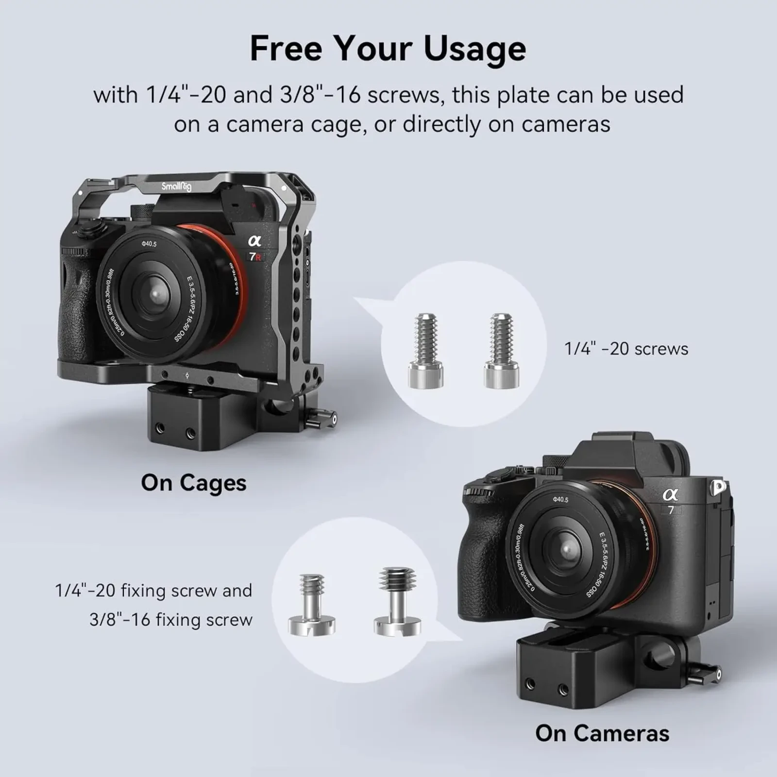 SmallRig Base Plate 15mm - Photo 2 sur 6