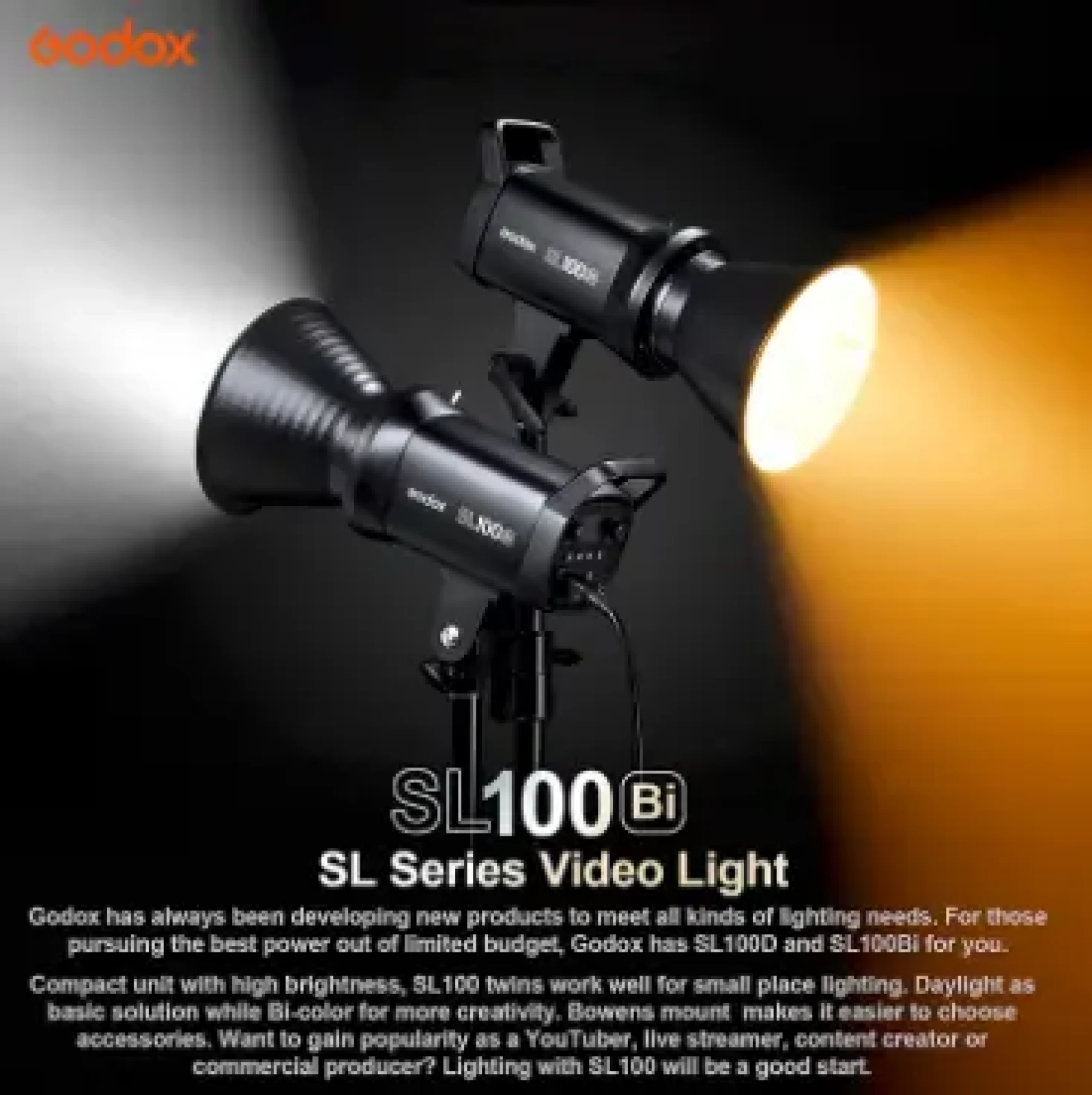 Godox SL100Bi - Photo 2 sur 2