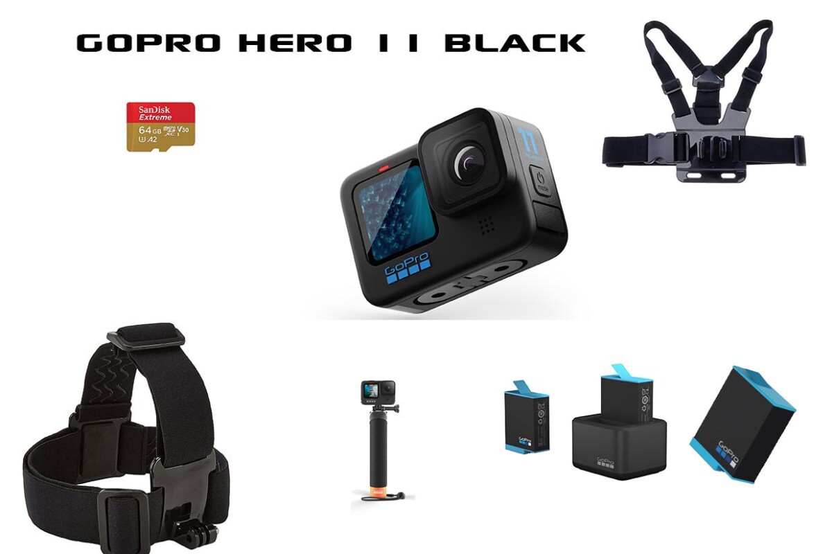 Location Gopro Hero 11 black 3 batteries + accessoires - Lightyshare