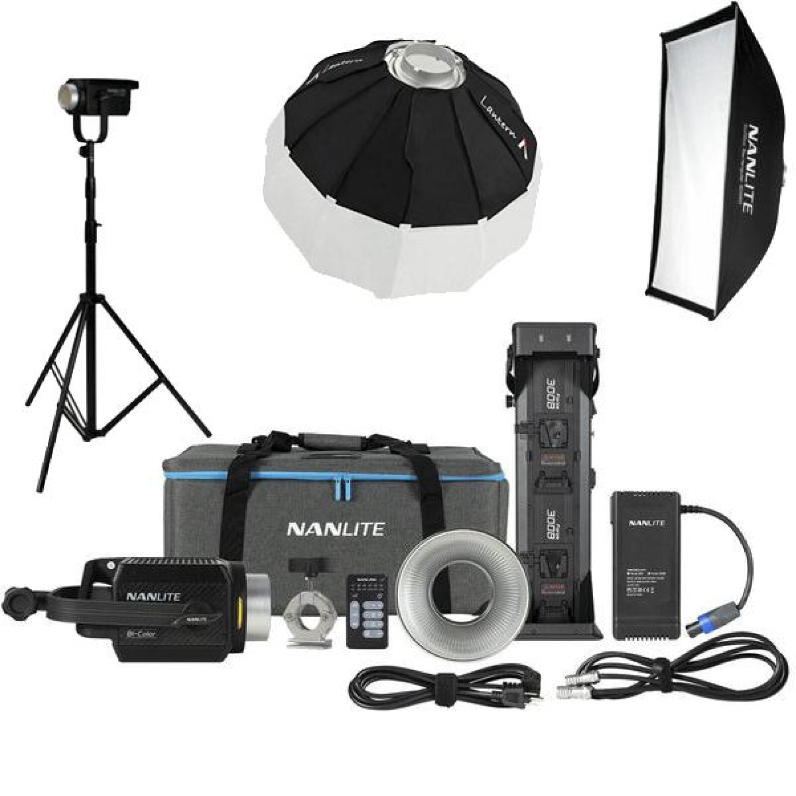 Nanlite Forza 300 B + diffuseur (lumière continue studio) - Photo 1 sur 4