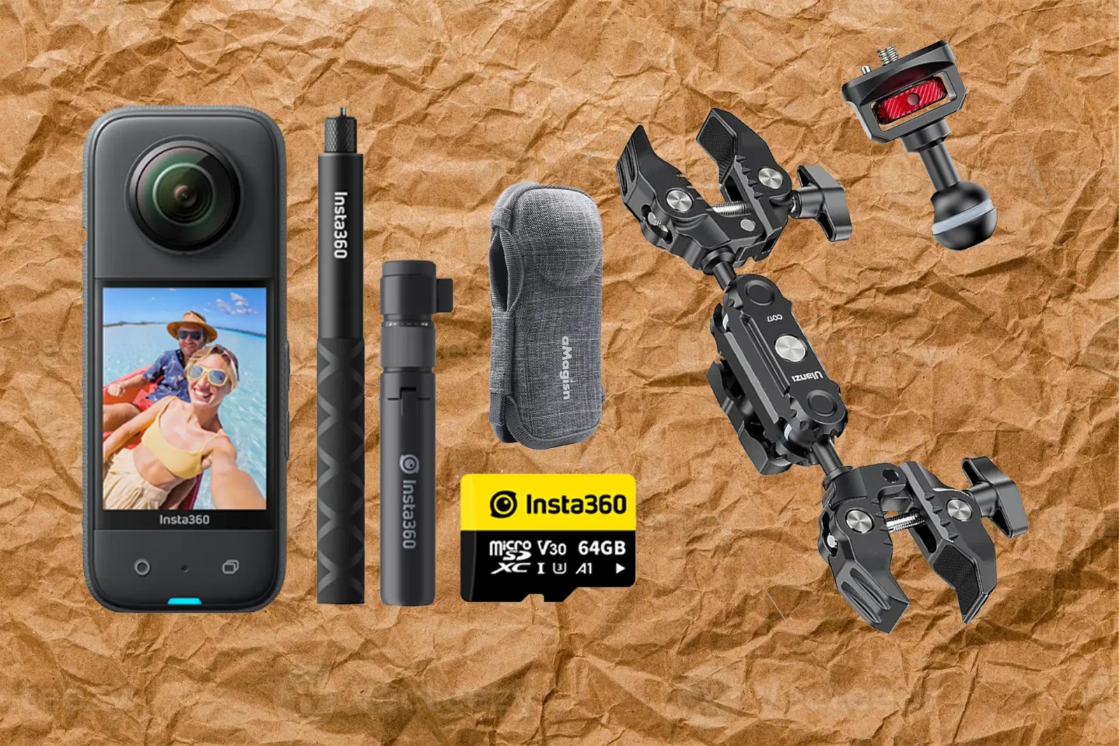Insta360 + Ulanzi Insta360X3 + Pinces Ulanzi - Photo 1 sur 1