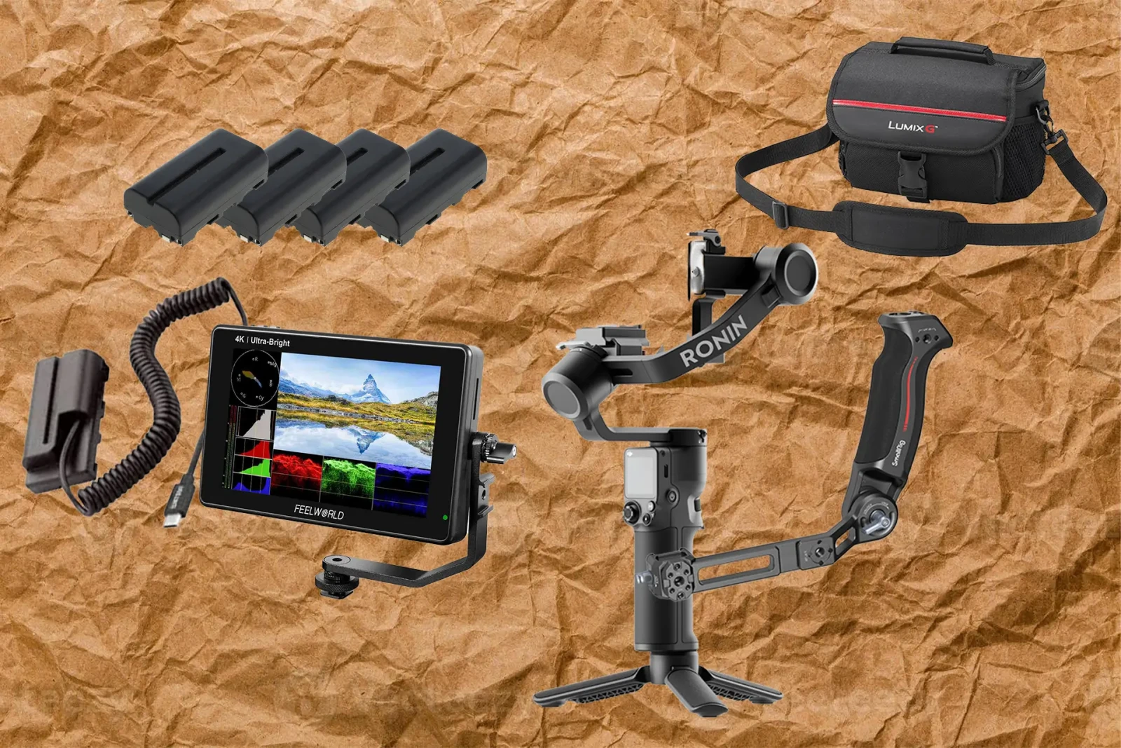 DJI + Feelworld dji rs3mini + feelworld lutè - Photo 1 sur 1