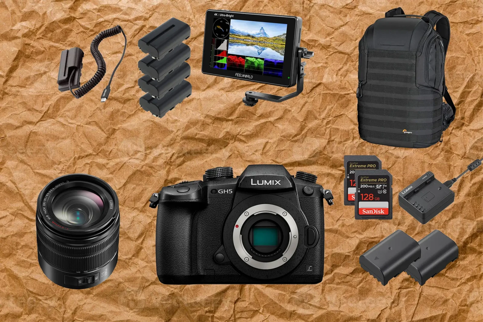 Lumix GH5 + 14-140mm F/3.5-5.6 + Moniteur FeelWorld Lut7 - Photo 1 sur 1