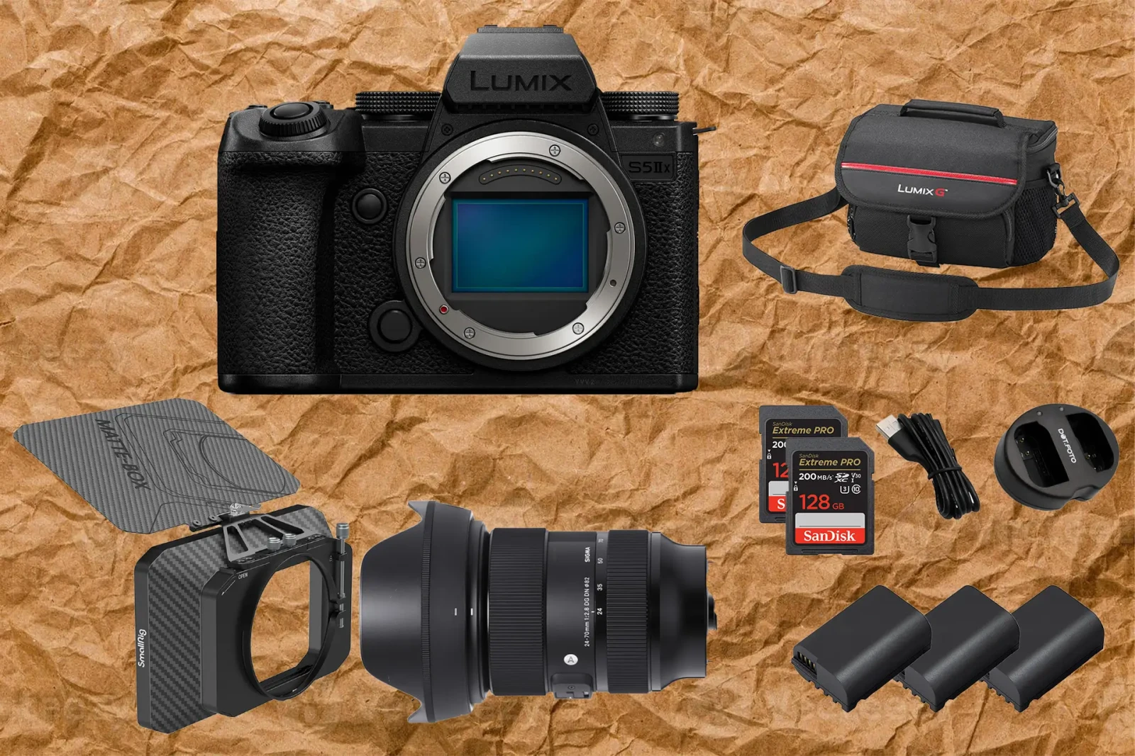 Lumix S5IIX + Sigma 24-70mm F/2.8 + Smallrig Mattebox Mini Pro - Photo 1 sur 1