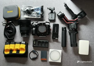 Location Kit Tournage Complet - Sony A7SIII + 24-70 GM II + Ronin RS3 + Trépied + Filtres ND