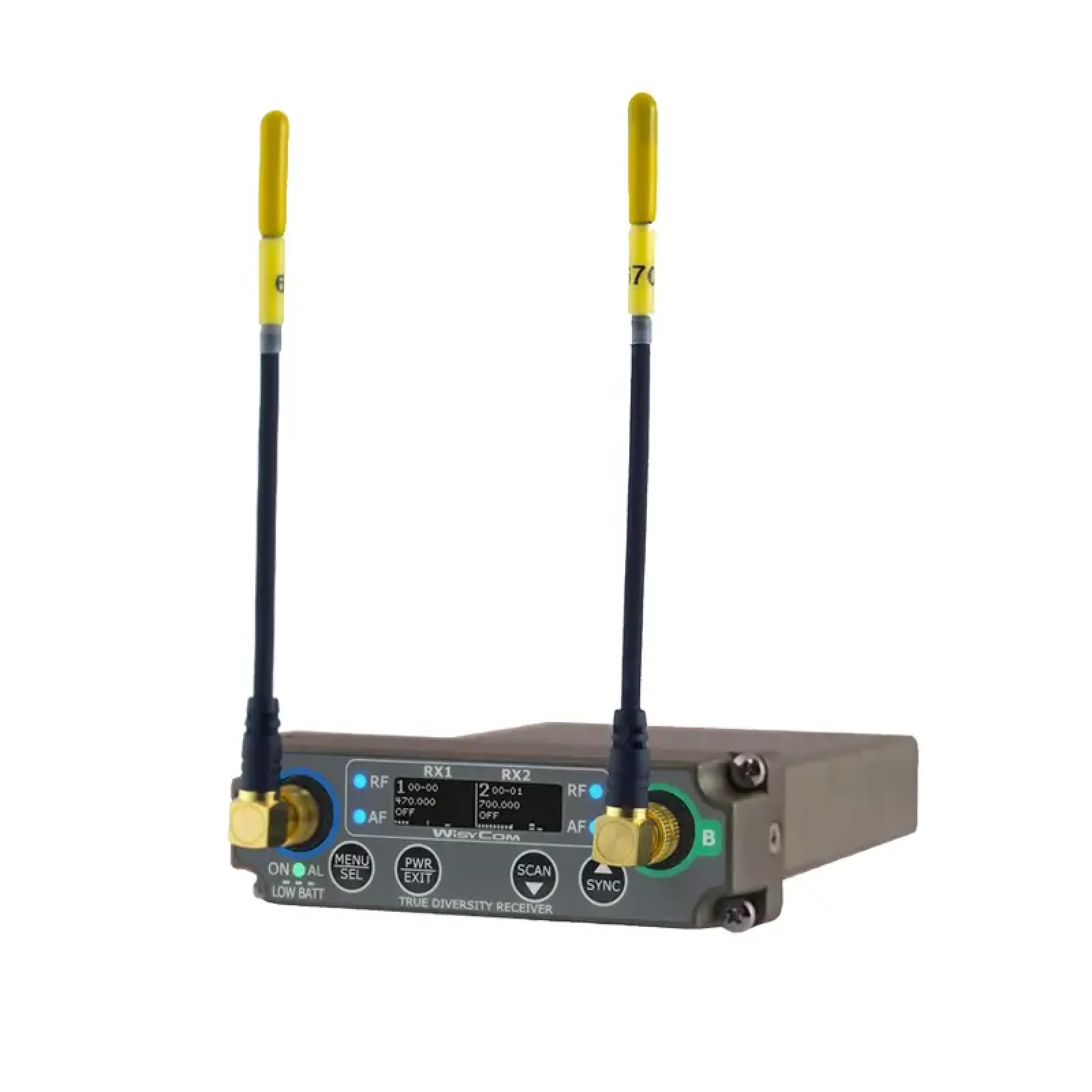 KIT HF WISYCOM MCR 42 + 2x SEENHEISER SK5212 - Photo 2 sur 5