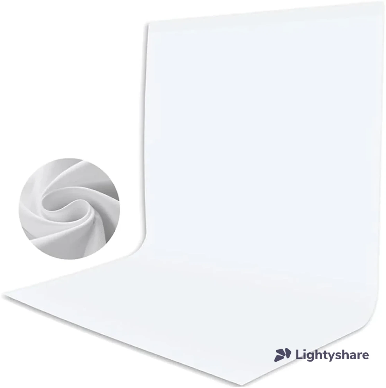 Bonvvie Toile de fond blanc 3mX6m - Photo 1 sur 1