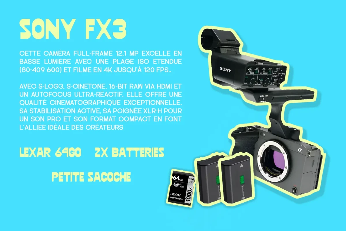 Location Sony FX3 - Lightyshare