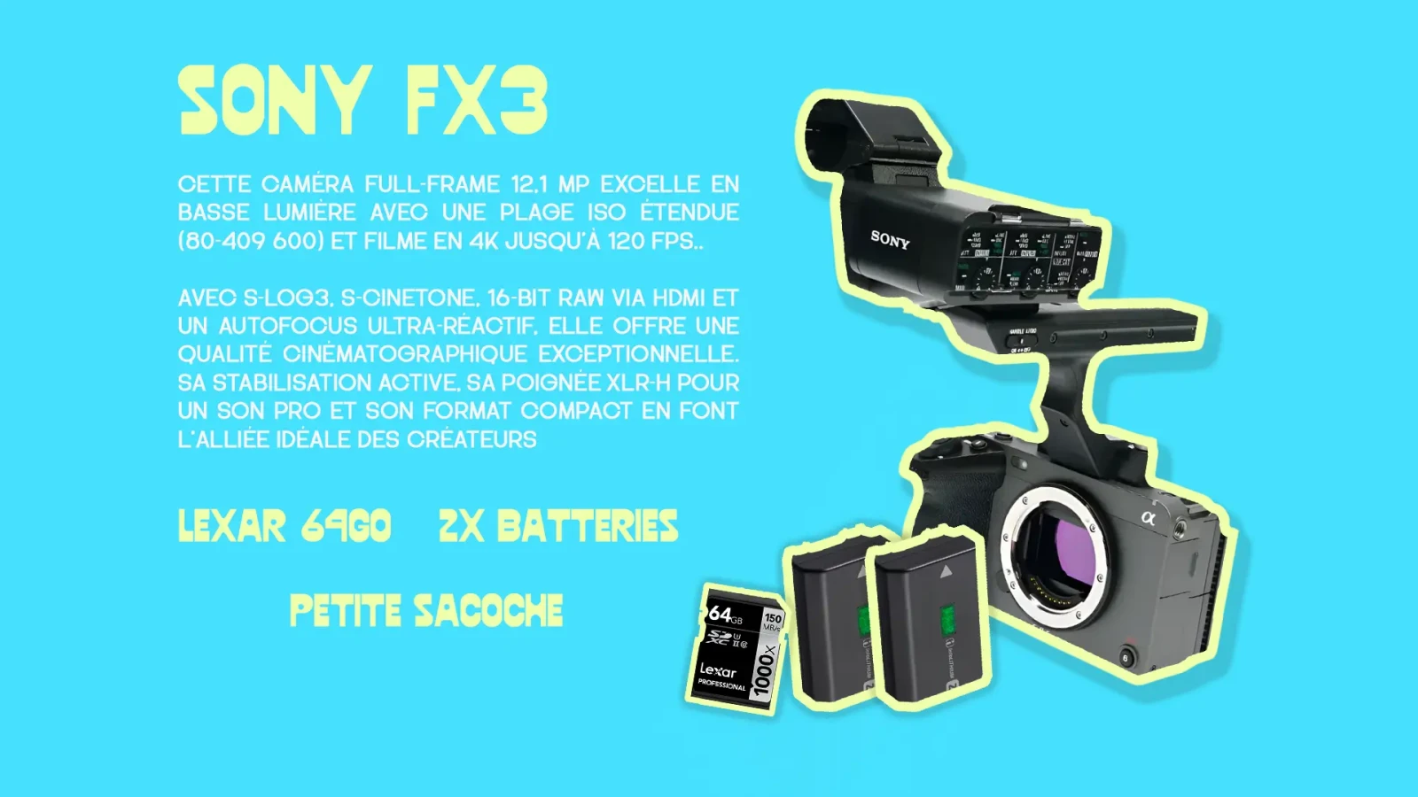 Sony FX3 - Photo 1 sur 1