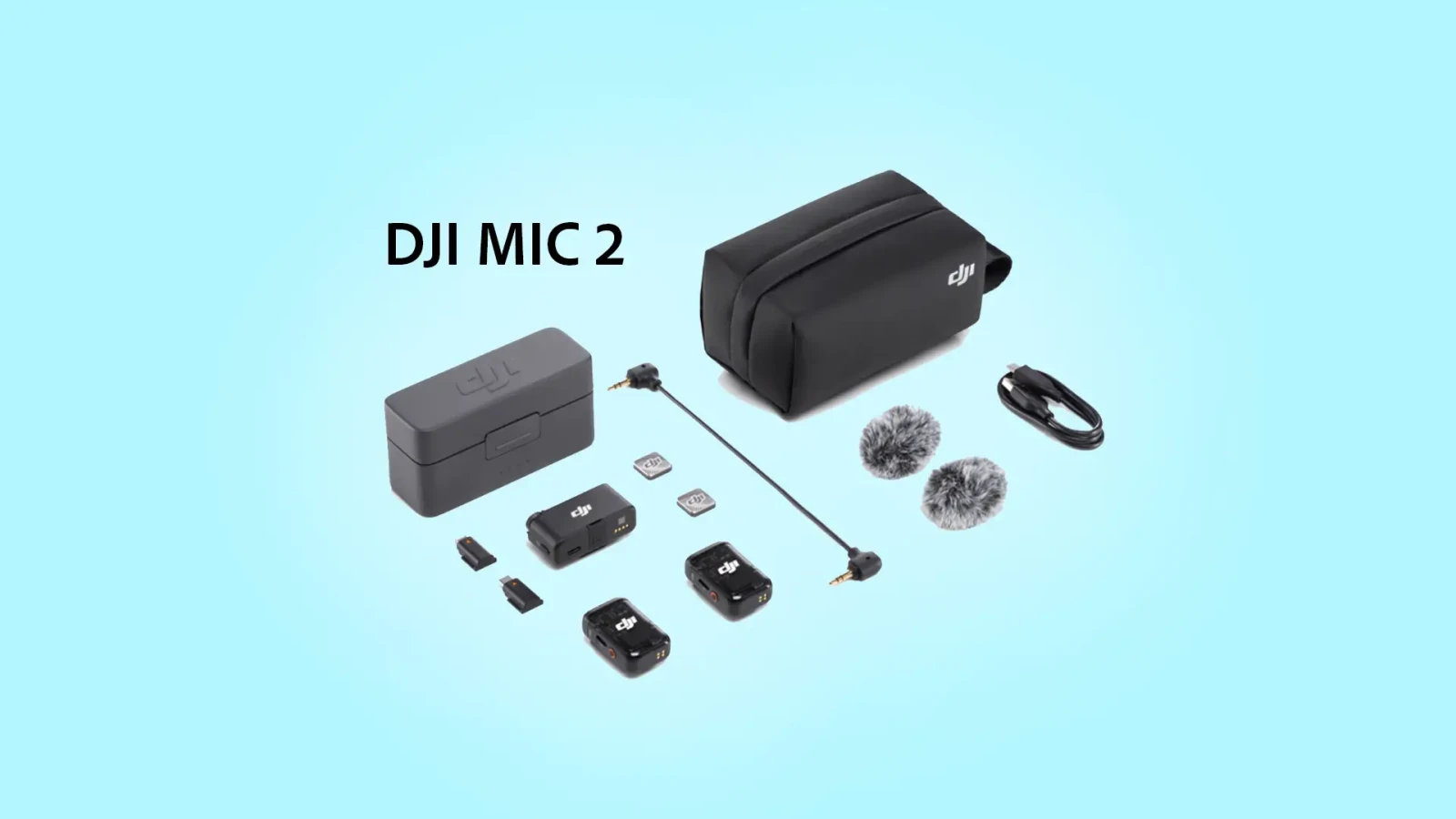 DJI Micro sans fil Mic 2 - Photo 1 sur 4
