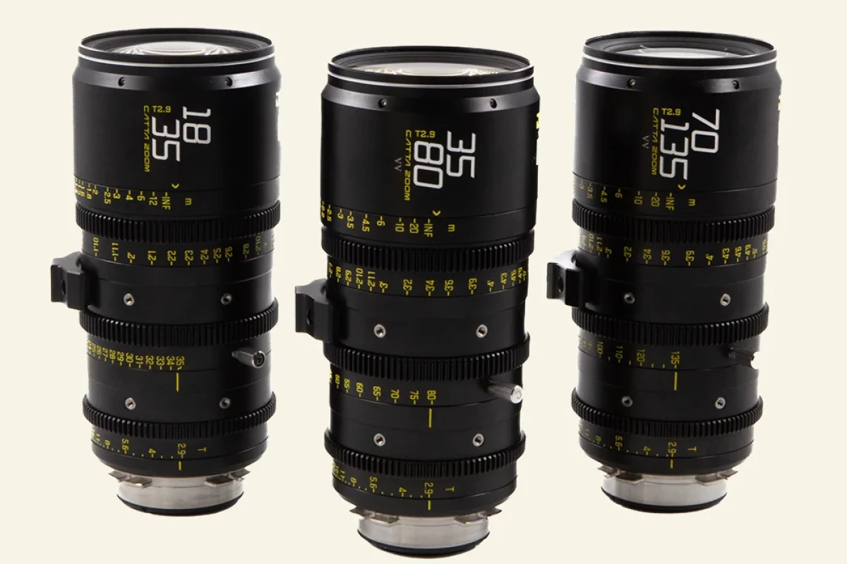 Location DZOFILM Catta Ace 3-Lens Set 18-35/35-80/70-135mm T2.9 PL/EF Black - Lightyshare