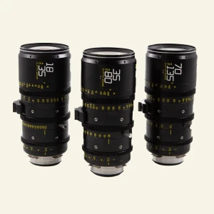 Photo DZOFILM Catta Ace 3-Lens Set 18-35/35-80/70-135mm T2.9 PL/EF Black