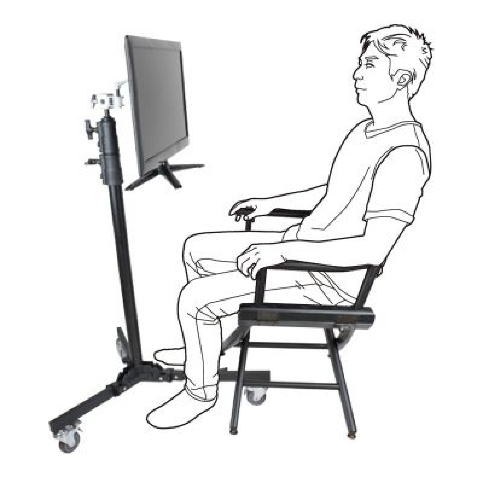 322M / MONITOR Roller Stand / PIED Moniteur/ Combo - Photo 3 sur 5