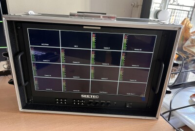 Location Régie Atem Constellation HD (Blackmagic Mélangeur + Hyperdeck + panel + moniteur)