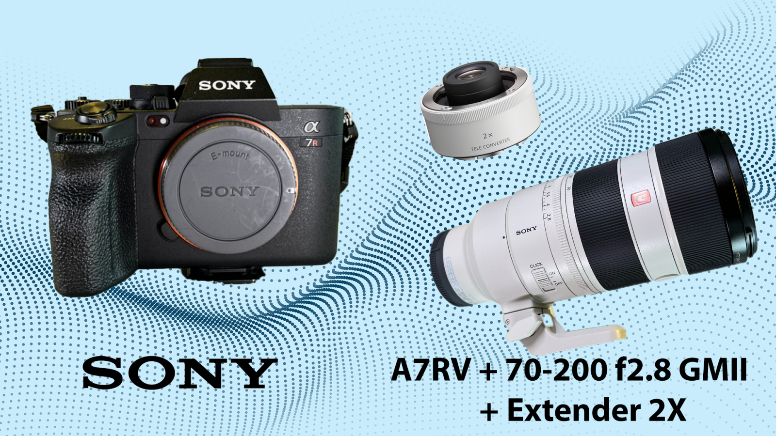 Pack Photo A7R5 + 70-200f2.8 + Extender x2 - Photo 1 sur 3