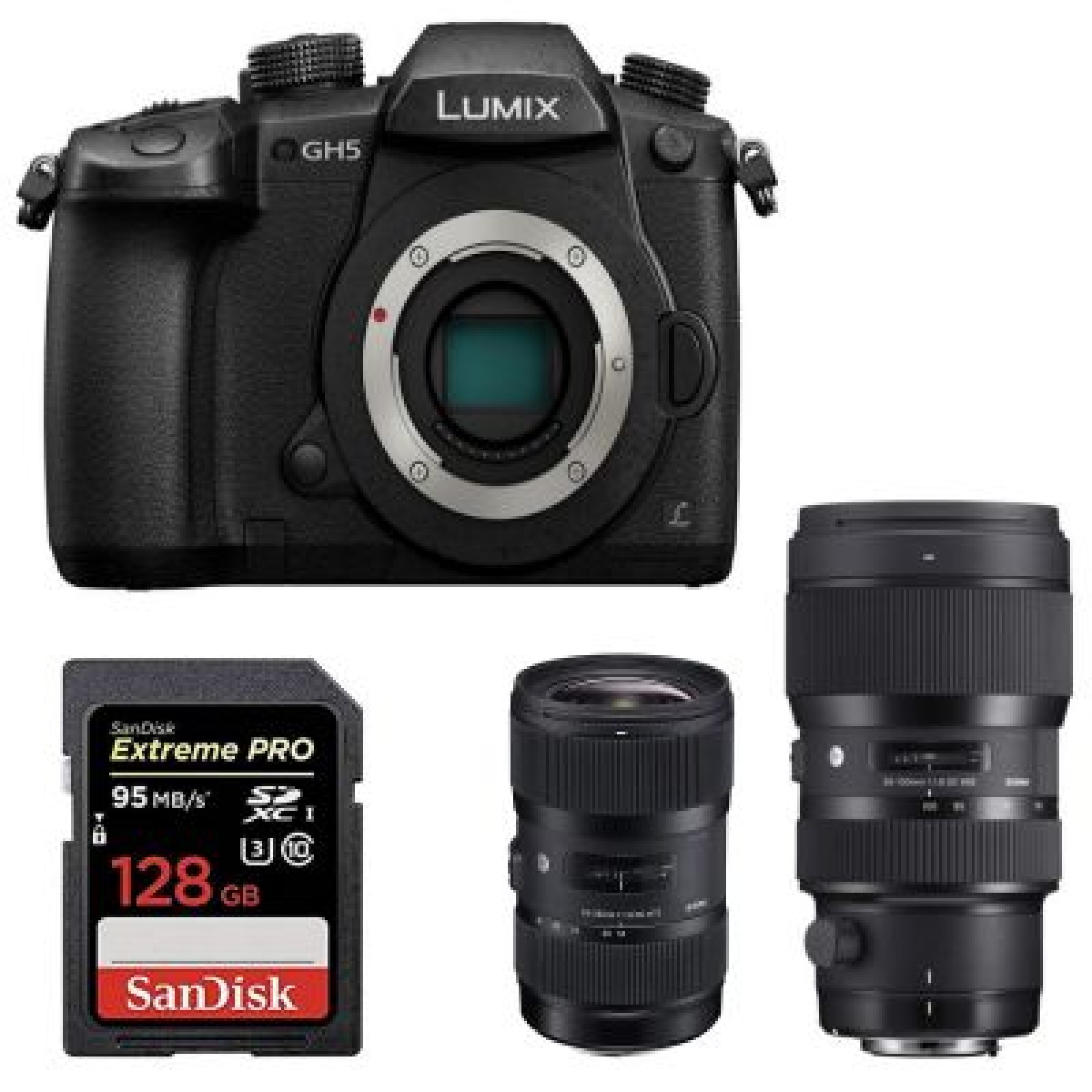 Pack GH5 + Objectif 18-35mm + Objectif 50-100mm - Photo 1 sur 1