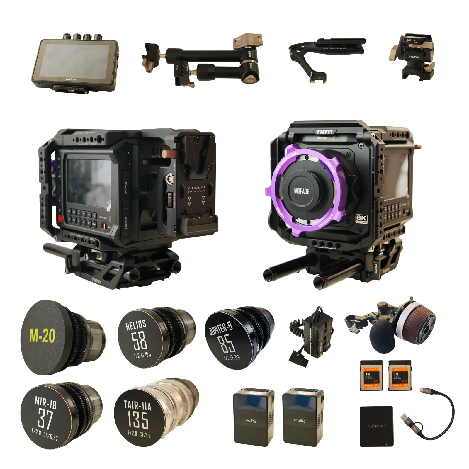 Blackmagic Design PYXIS 6K avec 5 objectifs cinemode - Photo 1 sur 5