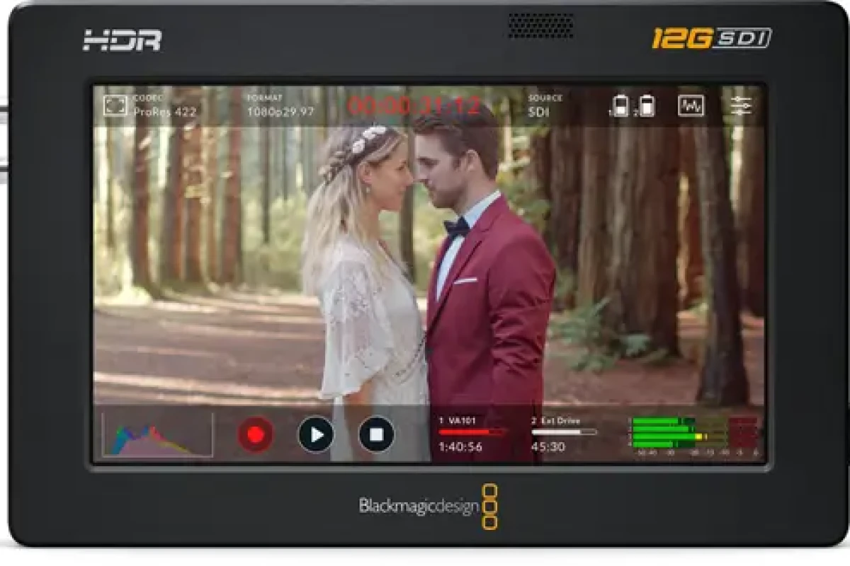 Location Blackmagic Design Video Assist 5 12G HDR - Lightyshare
