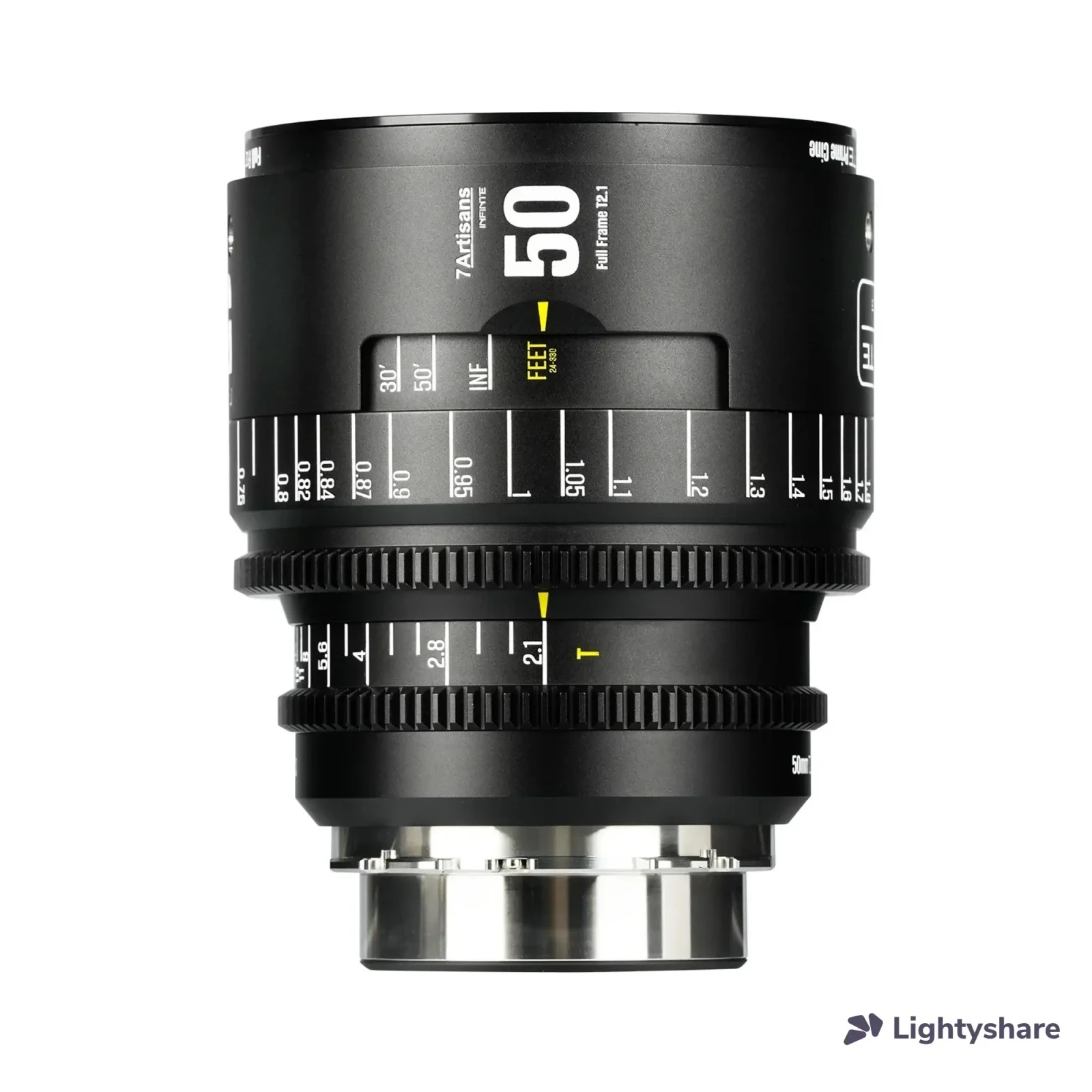7artisans INFINTE 50mm T2.1 Full Frame Cine Lens (PL Mount) - Photo 1 sur 1
