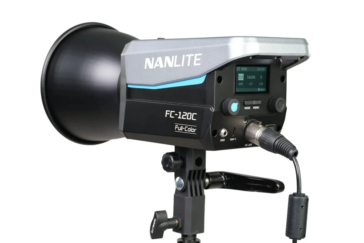 Location Nanlite FC-120C Full-Color LED Spotlight - Lightyshare